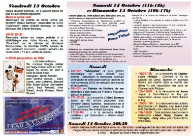 programme creuzier en livres