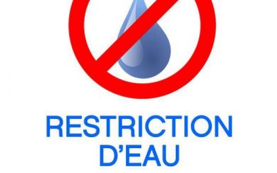 Arrêté restriction de l’usage de l’eau au 9 septembre