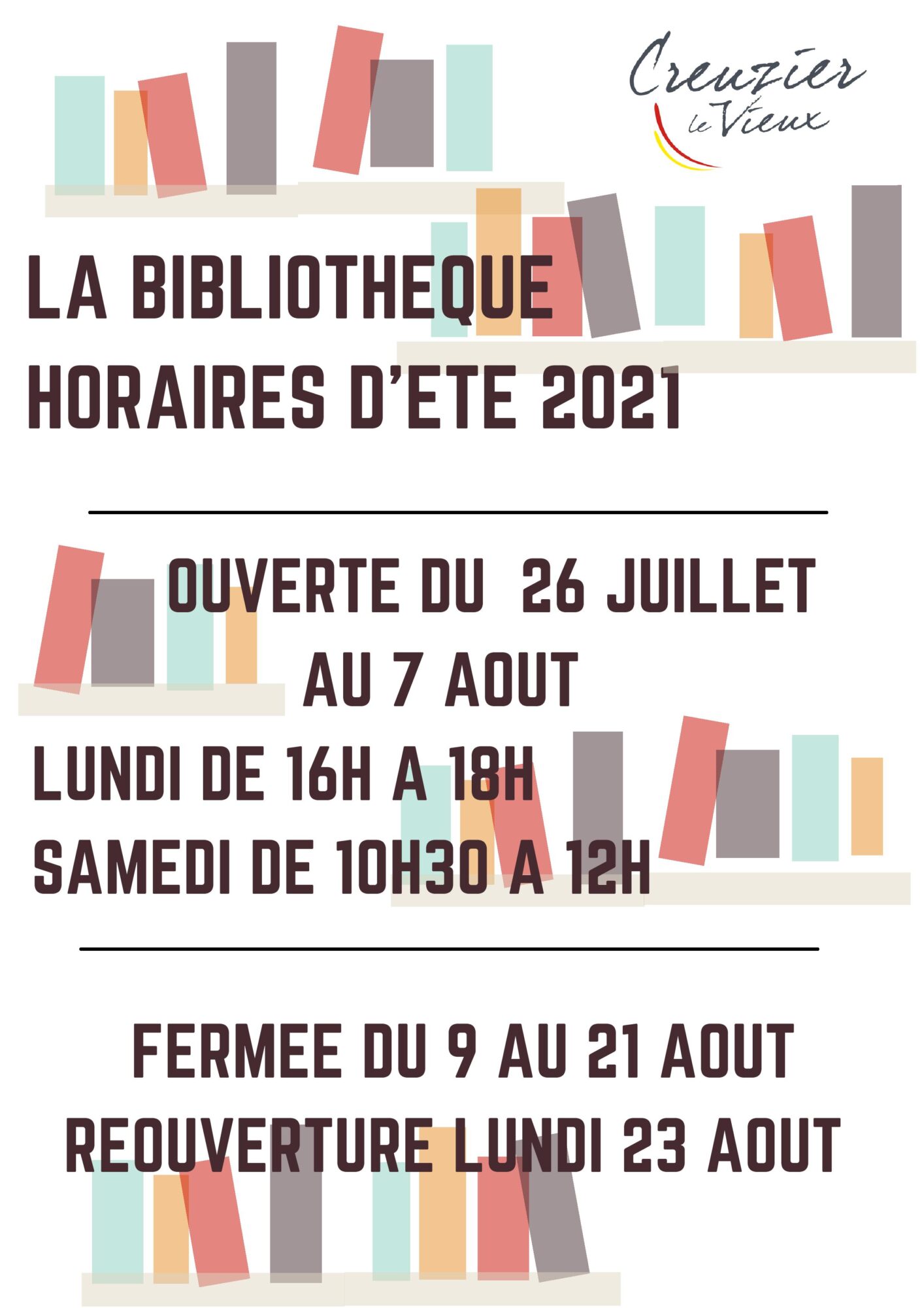 LA BIBLIOTHEQUE été 2021-
