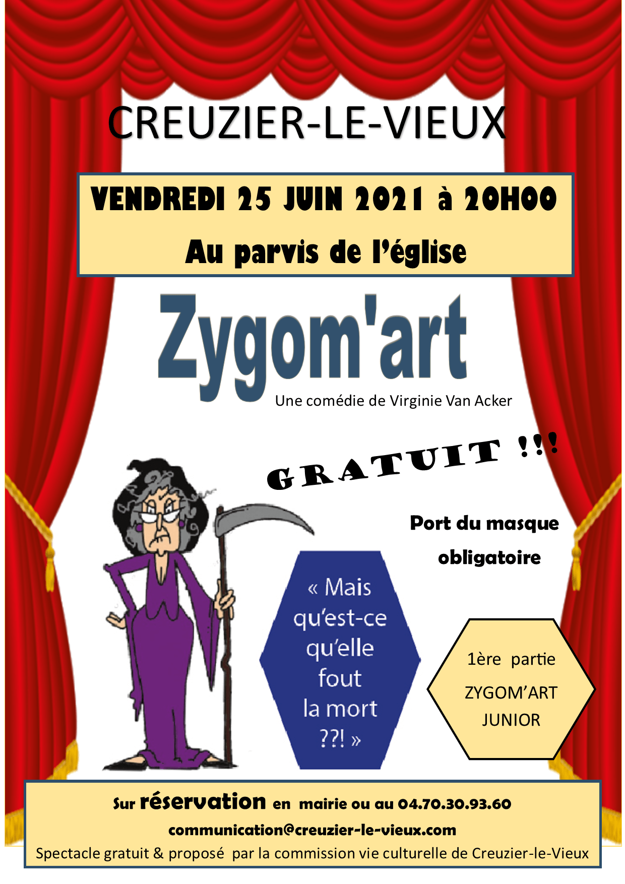 zygom'art spectacle 25 juin 2021