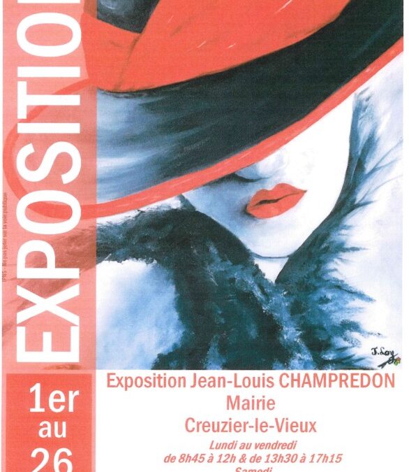 Exposition peinture Jean-Louis Champredon